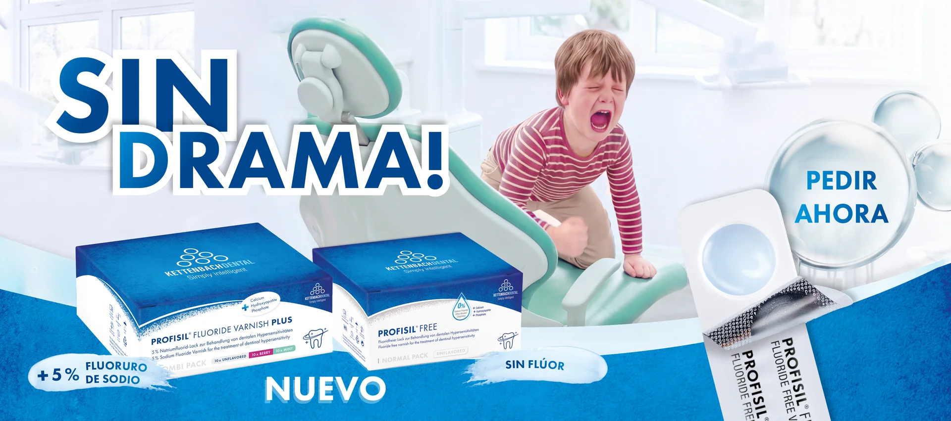 Sin dramas gracias a Profisil Fluoride Plus. Pruébalo ahora sin riesgos.